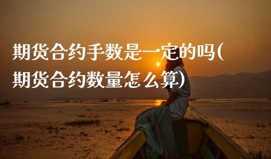 期货合约手数是一定的吗(期货合约数量怎么算)_https://m.fsyjjx.cn_期货保证金计算_第1张