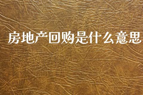 房地产回购是什么意思_https://m.fsyjjx.cn_未分类_第1张