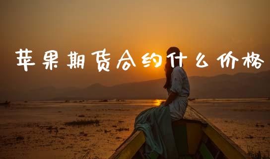 苹果期货合约什么价格_https://m.fsyjjx.cn_期货保证金计算_第1张