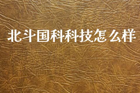 北斗国科科技怎么样_https://m.fsyjjx.cn_期货保证金_第1张
