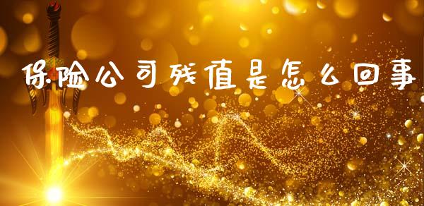 保险公司残值是怎么回事_https://m.fsyjjx.cn_期货如何开户_第1张