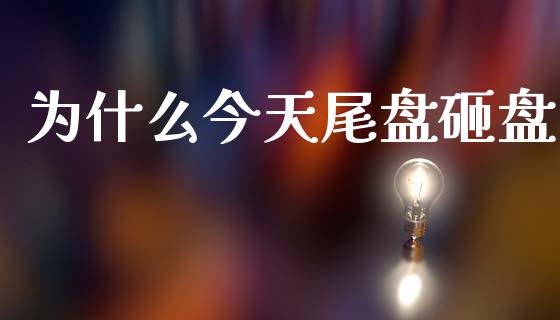 为什么今天尾盘砸盘_https://m.fsyjjx.cn_期货保证金_第1张