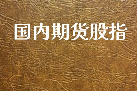 国内期货股指_https://m.fsyjjx.cn_期货保证金计算_第1张