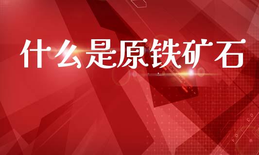 什么是原铁矿石_https://m.fsyjjx.cn_期货保证金_第1张