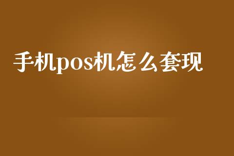手机pos机怎么套现_https://m.fsyjjx.cn_期货如何开户_第1张