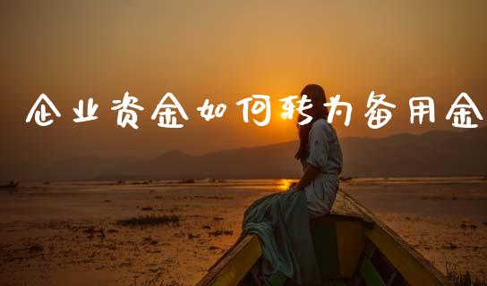 企业资金如何转为备用金_https://m.fsyjjx.cn_未分类_第1张