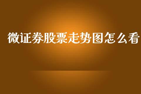 微证券股票走势图怎么看_https://m.fsyjjx.cn_期货保证金_第1张