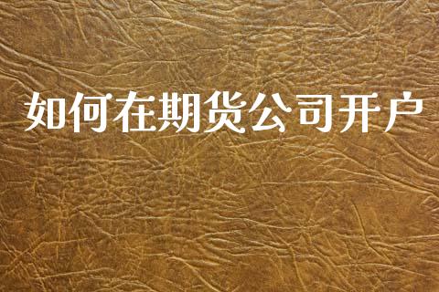 如何在期货公司开户_https://m.fsyjjx.cn_期货保证金计算_第1张