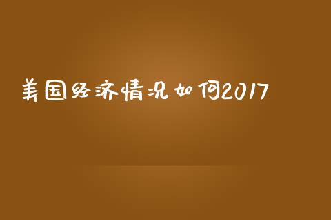 美国经济情况如何2017_https://m.fsyjjx.cn_期货保证金_第1张