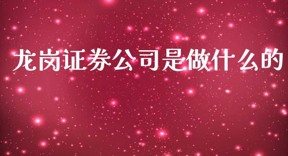 龙岗证券公司是做什么的_https://m.fsyjjx.cn_期货如何开户_第1张