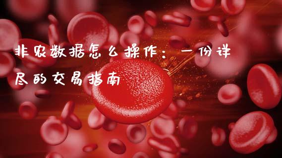 非农数据怎么操作：一份详尽的交易指南_https://m.fsyjjx.cn_期货保证金计算_第1张