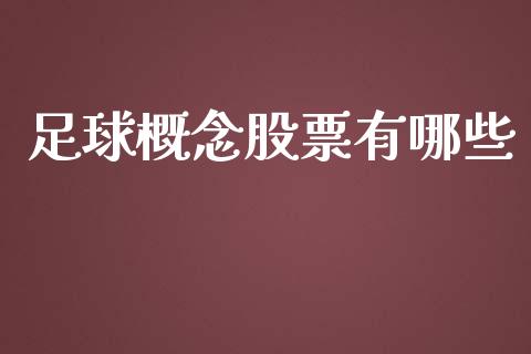足球概念股票有哪些_https://m.fsyjjx.cn_期货保证金计算_第1张