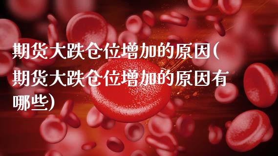 期货大跌仓位增加的原因(期货大跌仓位增加的原因有哪些)_https://m.fsyjjx.cn_期货如何开户_第1张