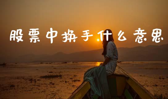 股票中换手什么意思_https://m.fsyjjx.cn_期货保证金_第1张