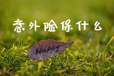 意外险保什么_https://m.fsyjjx.cn_期货保证金计算_第1张