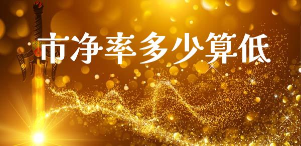 市净率多少算低_https://m.fsyjjx.cn_期货保证金计算_第1张