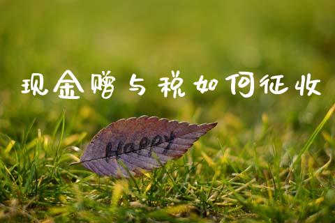 现金赠与税如何征收_https://m.fsyjjx.cn_期货保证金计算_第1张