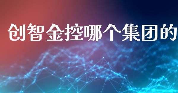 创智金控哪个集团的_https://m.fsyjjx.cn_期货保证金计算_第1张