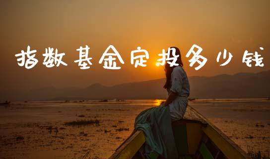 指数基金定投多少钱_https://m.fsyjjx.cn_期货如何开户_第1张