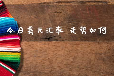 今日美元汇率 走势如何_https://m.fsyjjx.cn_股指期货保证金_第1张