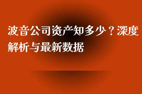 波音公司资产知多少？深度解析与最新数据_https://m.fsyjjx.cn_期货保证金计算_第1张