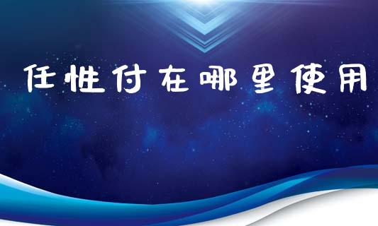 任性付在哪里使用_https://m.fsyjjx.cn_股指期货保证金_第1张
