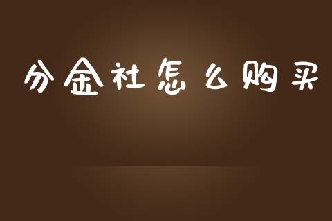 分金社怎么购买_https://m.fsyjjx.cn_股指期货保证金_第1张