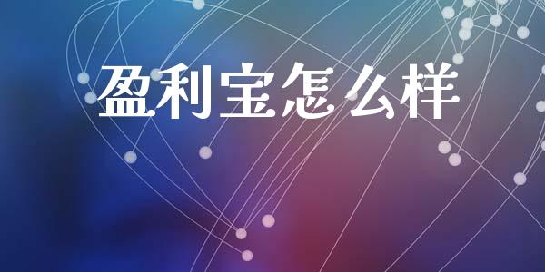盈利宝怎么样_https://m.fsyjjx.cn_期货如何开户_第1张