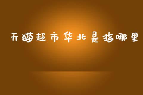 天猫超市华北是指哪里_https://m.fsyjjx.cn_期货如何开户_第1张