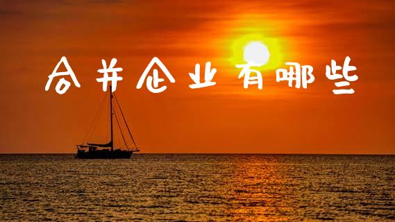 合并企业有哪些_https://m.fsyjjx.cn_期货保证金_第1张