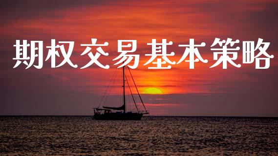 期权交易基本策略_https://m.fsyjjx.cn_期货保证金计算_第1张