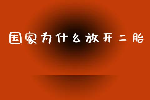 国家为什么放开二胎_https://m.fsyjjx.cn_期货如何开户_第1张