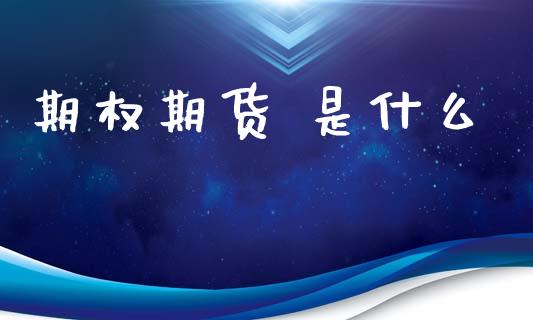 期权期货 是什么_https://m.fsyjjx.cn_期货保证金计算_第1张