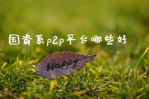 国资系p2p平台哪些好_https://m.fsyjjx.cn_股指期货保证金_第1张