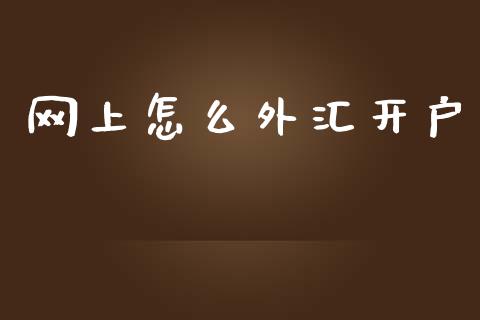 网上怎么外汇开户_https://m.fsyjjx.cn_股指期货保证金_第1张