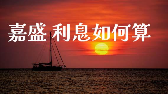 嘉盛 利息如何算_https://m.fsyjjx.cn_股指期货保证金_第1张