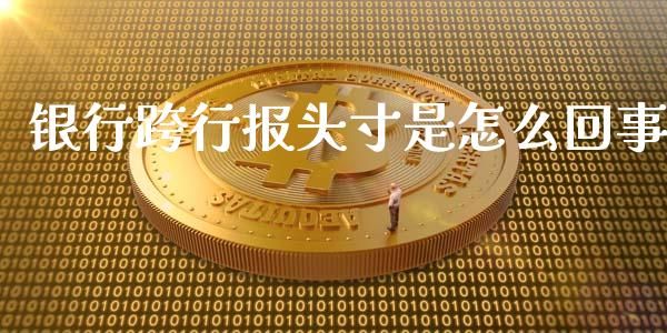 银行跨行报头寸是怎么回事_https://m.fsyjjx.cn_股指期货保证金_第1张