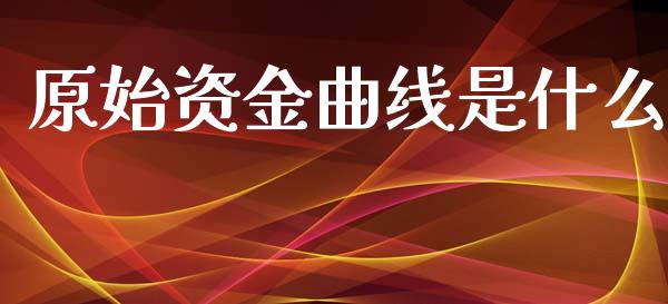 原始资金曲线是什么_https://m.fsyjjx.cn_期货保证金计算_第1张