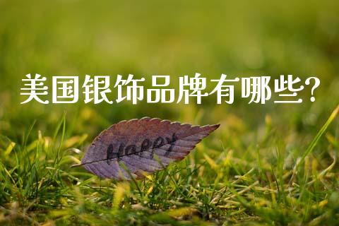 美国银饰品牌有哪些?_https://m.fsyjjx.cn_股指期货保证金_第1张