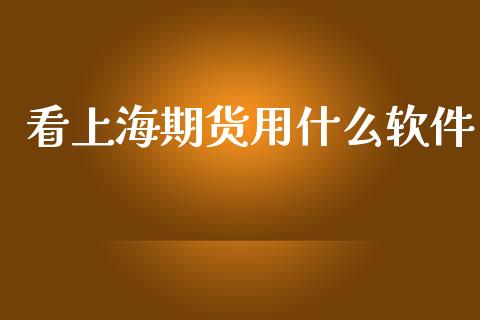 看上海期货用什么软件_https://m.fsyjjx.cn_股指期货保证金_第1张