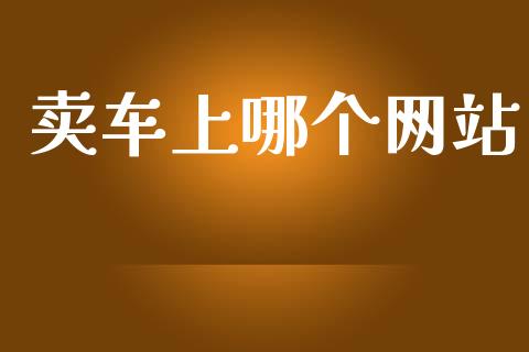 卖车上哪个网站_https://m.fsyjjx.cn_股指期货保证金_第1张