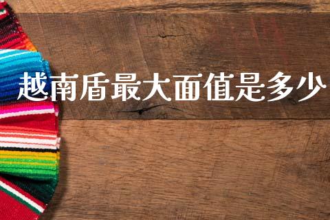 越南盾最大面值是多少_https://m.fsyjjx.cn_股指期货保证金_第1张